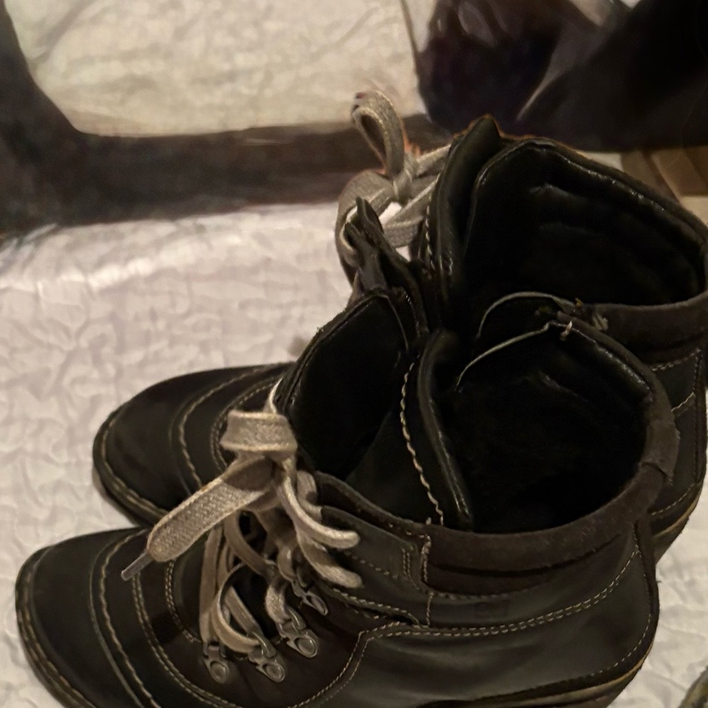 Kids Black Boots